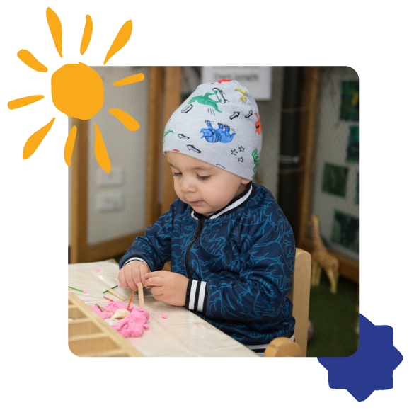 Children at play in the Toddler Room